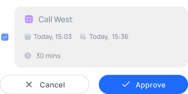 You approve, then get on with it image