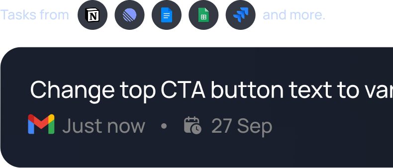 Inbox Panel interface